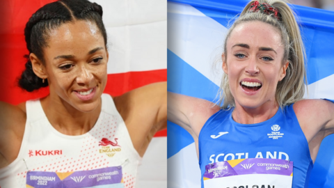 Katarina Johnson-Thompson and Eilish McColgan