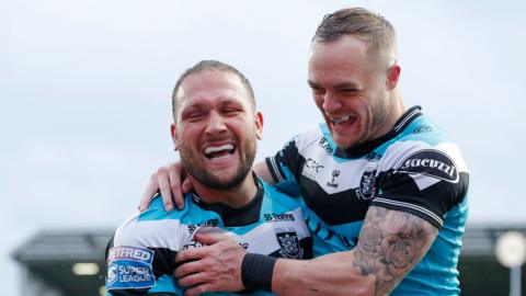 Hull FC celebrate