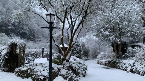 Snow in Matlock