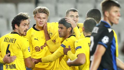 Borussia Dortmund celebrate