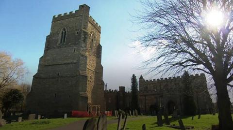 Marston Mortaine church