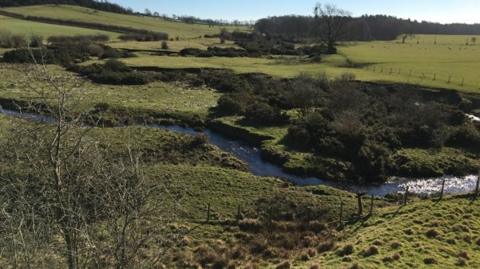 Delf Burn, a tributary of the River Wansbeck