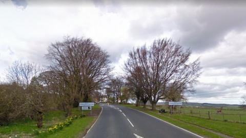 Road into Longframlington