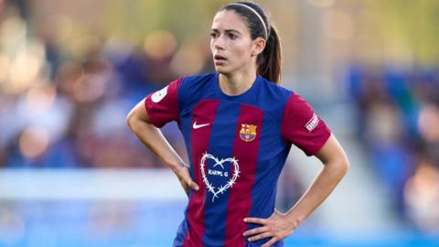 Aitana Bonmati playing for Barcelona