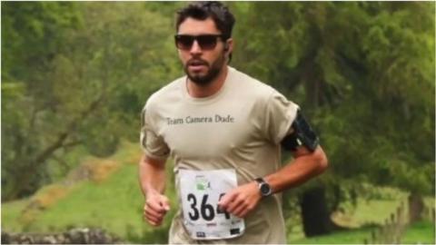 Hundreds of people gathered at Windermere to run 3.7 miles and raise money for his chosen charity.