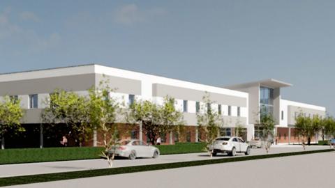 Artist's impression of the new orthopaedic centre