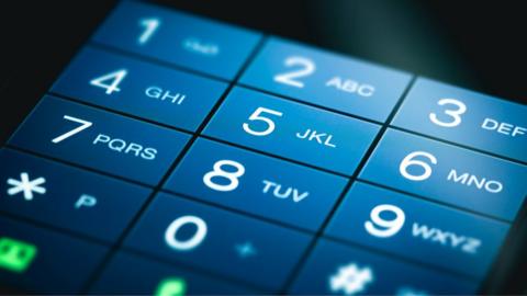 Phone keypad