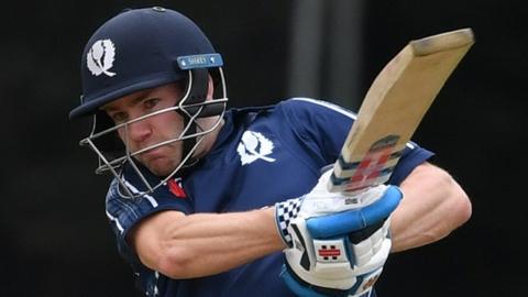 Scotland wicketkeeper Matthew Cross