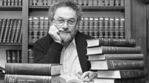 Adrian Cronauer, pictured in 1988 black and white photograph