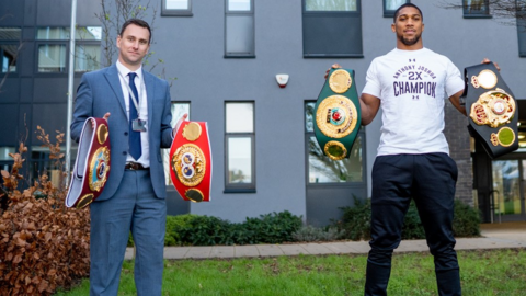 David Fisher and Anthony Joshua