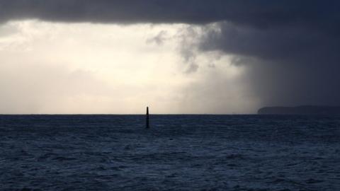 Marker of the wreck of the Iolaire