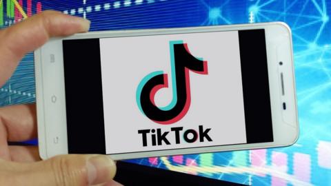 Tiktok on phone