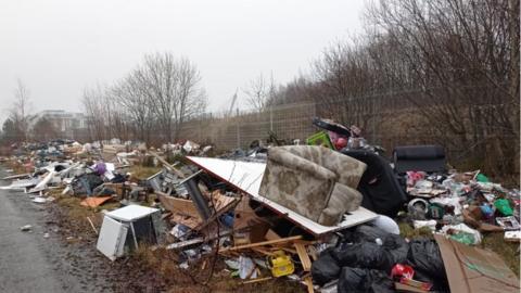 Waste dumped in north Manchester