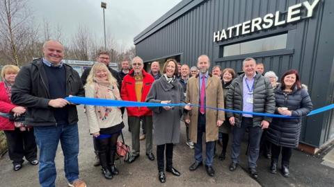 Opening of Hattersley station
