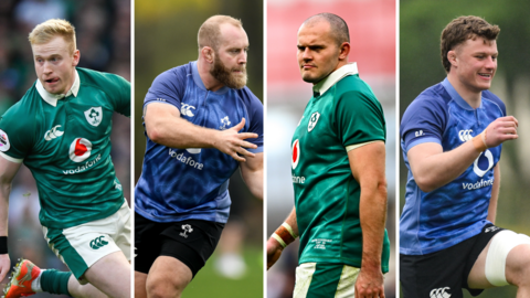 Jamie Osborne, Jeremy Loughman, Jacob Stockdale, Cian Prendergast