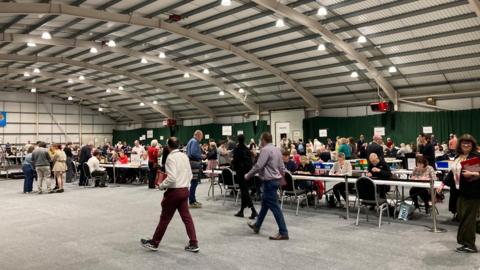 Counting under way in Northamptonshire