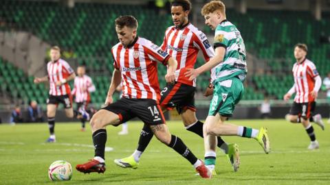 Action from Derry Shamrock