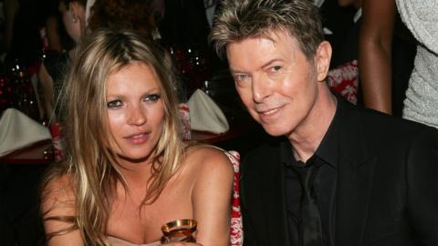 Kate Moss and David Bowie