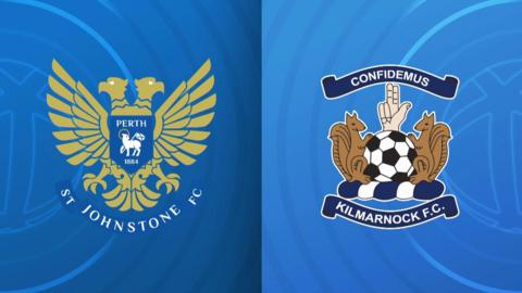 St Johnstone v Kilmarnock badge graphic