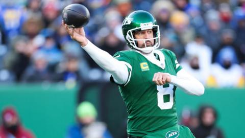 New York Jets quarterback Aaron Rodgers