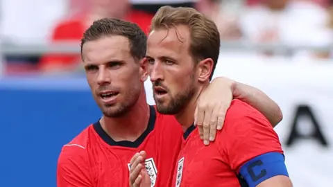 Jordan Henderson and Harry Kane
