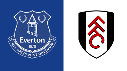 Everton vs Fulham fixture graphic