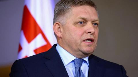 Slovakia's Prime Minister Robert Fico