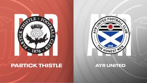 Partick Thistle and Ayr United badges