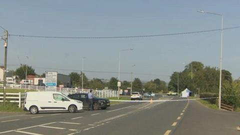 Scene of the fatal crash at Carrowkeel, Quigley's Point in Muff in which a woman in her 30s died