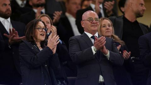 Vivienne Lewis and Charles Lewis at Tottenham Hotspur Stadium