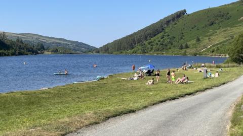 Llyn Geirionydd (ar 8 Gorffennaf)