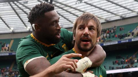 Siya Kolisi and Eben Etzebeth