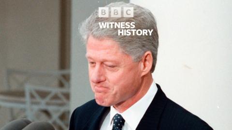 Witness History: President Clinton is impeached