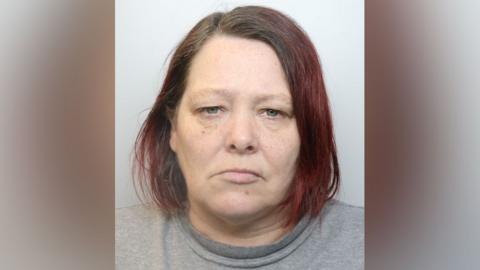 Police custody photograph of Jayne Hill