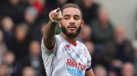 Crawley Town player Jay Williams