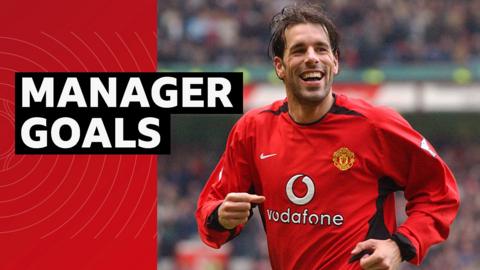 Ruud van Nistelrooy celebration graphic