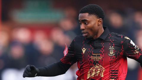 Beck-Ray Enoru in action for Tamworth