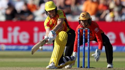Nat Sciver-Brunt batting for Trent Rockets
