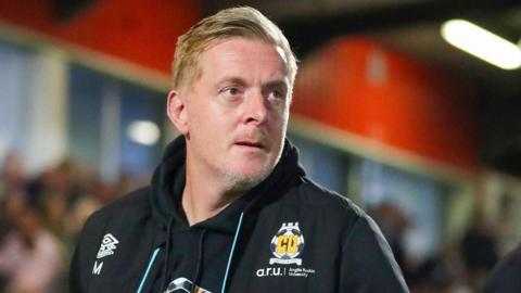 Cambridge United manager Garry Monk