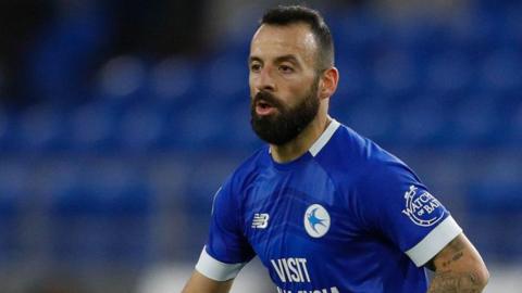 Manolis Siopis in action for Cardiff