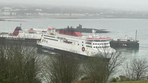 The Manxman in Douglas Harbour