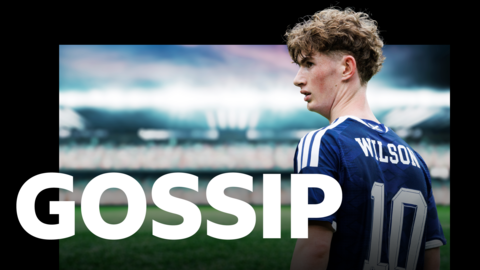 James Wilson playing for Scotland