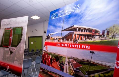 Connah's Quay plans for new stadium displayed