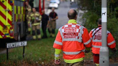 Emergency Services attend to Gainsborough Care 91ȱ where people have died on 23 October 2024 in Swanage, England