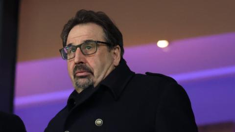 Steve Waggott looks on during a Blackburn Rovers game this season