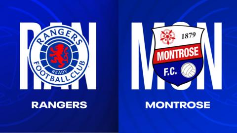 Rangers and Montrose badges