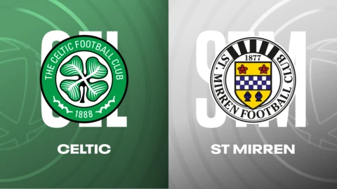 Celtic and St Mirren badges