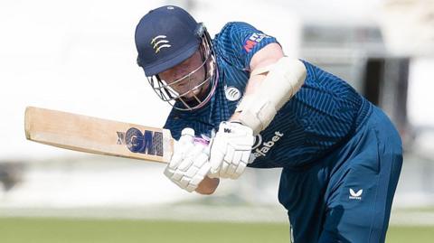Sam Robson batting for Middlesex