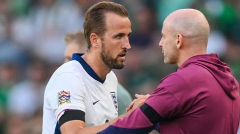 Harry Kane and Lee Carsley