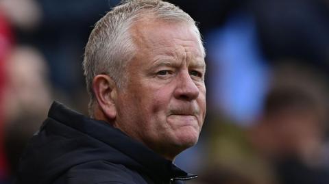 Chris Wilder on the touchline